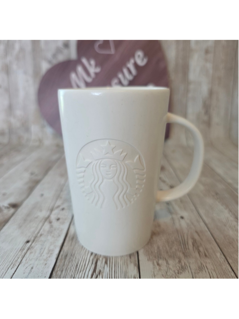 Starbucks White Ceramic 12oz Coffee Mug